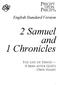 2 Samuel and 1 Chronicles