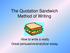 The Quotation Sandwich Method of Writing. How to write a really Great persuasive/analytical essay.