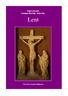 Holy Eucharist Common Worship - Order One. Lent. The Parish of Greater Whitbourne