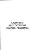 CHAPTER 3 REFUTATION OF SVATAH - PRAMANYA - -