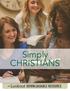 Simply CHRISTIANS. the Lookout DOWNLOADABLE RESOURCE
