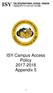 ISY Campus Access Policy Appendix 5