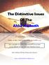 The Distinctive Issues Of The Ahlul Hadeeth