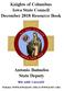 Knights of Columbus Iowa State Council December 2018 Resource Book