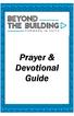 Prayer & Devotional Guide