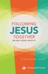to ignite a passion to follow Jesus. (1) belong, (2) grow, and (3) multiply. BELONG GROW