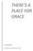 THERE S A PLACE FOR GRACE
