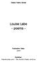Louise Labe - poems -