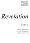 Revelation. Part 1 JESUS MESSAGE (REVELATION 1 3) TO THE CHURCH