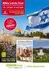 $8690 * Per Person. Bible Lands Tour. vision.org.au/tours. Awards 2018! 11 th 27 th SEP / 4 th OCT with optional Turkey Extension