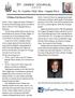 St. James Journal. Rev. Dr. Franklin Skip Vilas Supply Priest. june XI Bishop of the Diocese of Newark