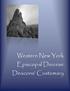Western New York Episcopal Diocese Deacons Customary