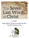 Lent 2017 Study Guide for The Seven Last Words of Christ by Father Tom Rosica, CSB