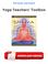 Yoga Teachers' Toolbox PDF