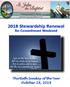 2018 Stewardship Renewal Re-Commitment Weekend