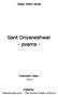 Sant Dnyaneshwar - poems -