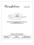 ThoughtLine October 2005