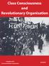 Class Consciousness and Revolutionary Organisation