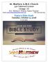 Pastor s Bible Study Tuesday, October 9, :30 pm