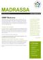 MADRASSA. GBMF Madrassa. Classes and Syllabus. Madrassa and Adult Education Classes. In This Issue. GBMF Madrassa. Progress and Reporting