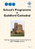 School s Programme at Guildford Cathedral