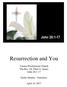 Resurrection and You. Vienna Presbyterian Church The Rev. Dr. Peter G. James John 20:1-17. Easter Sunday - Sanctuary
