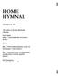 1 HOME HYMNAL. November 14, MH refers to the old Methodist Hymnal. Some hymn whttp://  (tunes, ebsites: lyrics)
