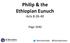 Philip & the Ethiopian Eunuch Acts 8:26-40
