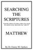 SEARCHING THE SCRIPTURES