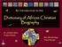 Dictionary of African Christian Biography