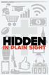 HIDDEN IN PLAIN SIGHT A study in Colossians