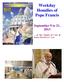 Weekday Homilies of Pope Francis