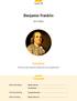 Benjamin Franklin. Summary. Contents. Jez Uden. Level 3-5. Before Reading Think Ahead During Reading Comprehension... 5