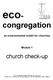 congregation an environmental toolkit for churches Module 1 church check up