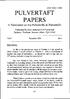 PAPERS A Newsletter on the Pulvertofts & Pulvertafts