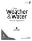 Weather & Water Teacher Supplement