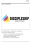 Discipleship Ministries Strategy