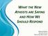 WHAT THE NEW ATHEISTS ARE SAYING SHOULD RESPOND AND HOW WE MARVIN R PATRICK ASSOCIATE PASTOR MOUNT AIRY BIBLE CHURCH