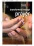transformed through prayer