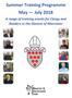 Summer Training Programme May July A range of training events for Clergy and Readers in the Diocese of Worcester