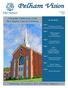 Pelham Vision. Making Disciples for Global Impact. A Monthly Publication of the First Baptist Church of Pelham. October 2017 IN THIS ISSUE