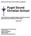 Puget Sound Christian School
