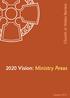 Church in Wales Review Vision: Ministry Areas