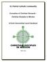 Formation of Christian Stewards Christian Disciples In Mission. A Parish Stewardship Council Handbook