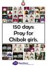 150 days: Pray for Chibok girls.
