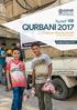Charity Reg. No QURBANI Follow the Sunnah. of Ibrahim alayhis-salaam. Feedback Report 2017