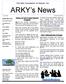 The ARK Foundation of Dayton, Inc. ARKY s News. Volume 15, #3 October December 2009