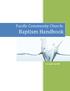 Pacific Community Church: Baptism Handbook
