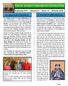 THE ST. ANTHONY FRATERNITY NEWSLETTER