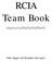 RCIA Team Book. Peter Gagen and Elizabeth Harrington